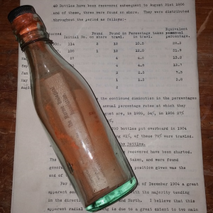 Message in a bottle (image from the MBA Archive)