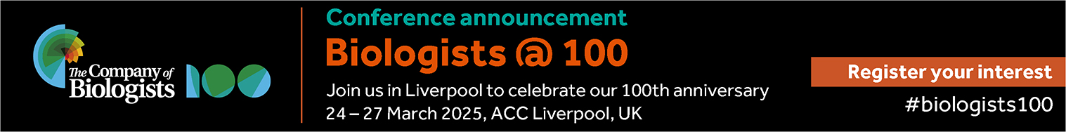 Conference announcement: Biologists @ 100 - 24-27 March 2025